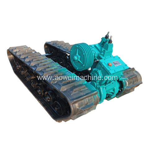 Rubber track chassis 0.5 to 20 Ton undercarriage system for excavator boat with HST HYDROSTATIC system Drilling Rigs